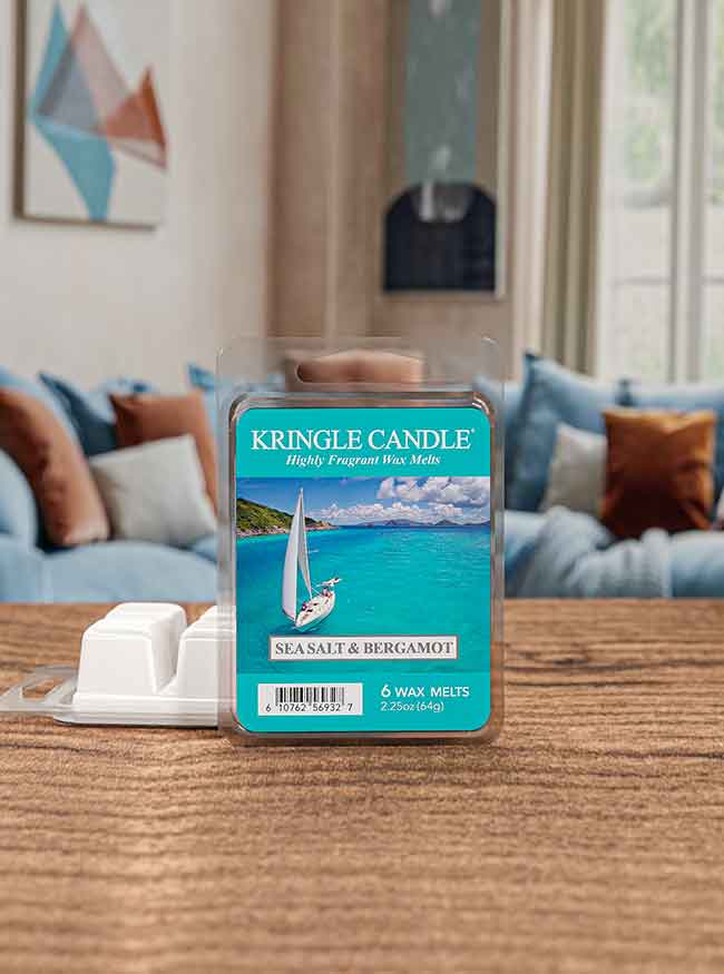 Sea Salt & Bergamot NEW! | Wax Melt - Kringle Candle Israel