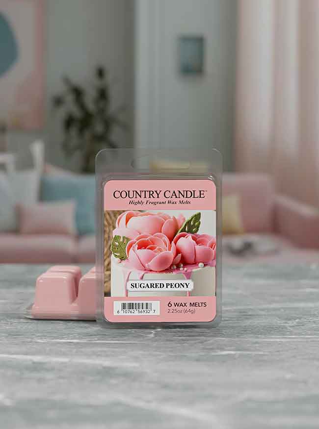 Sugared Peony | Wax Melt - Kringle Candle Israel