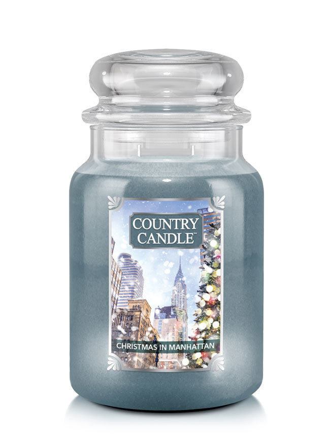 Christmas in Manhattan Large Jar | Soy Candle - Kringle Candle Israel