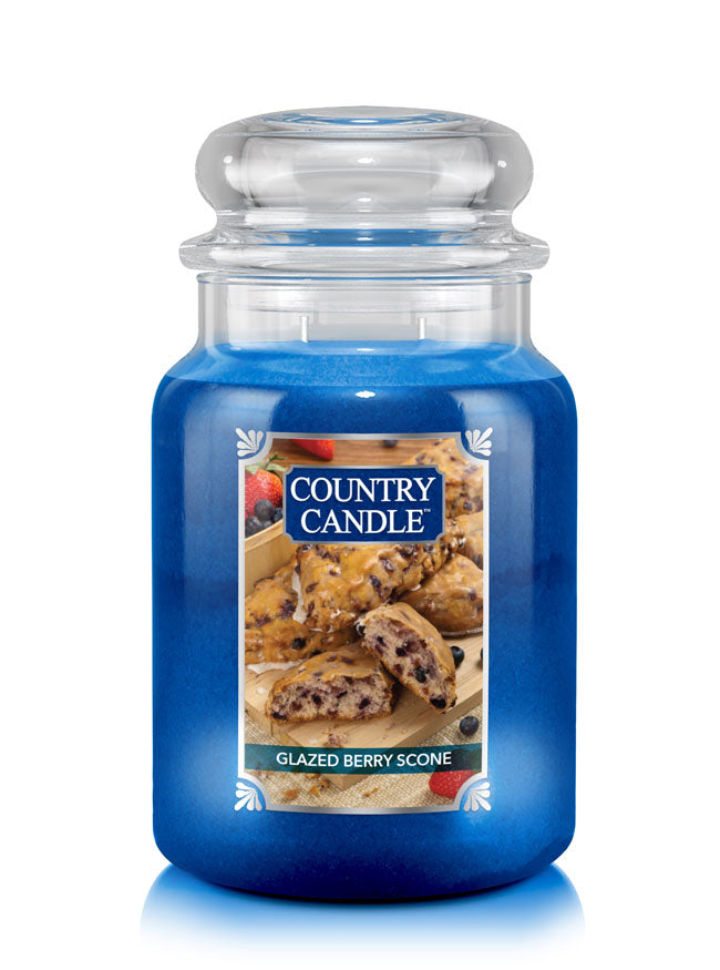 Glazed Berry Scone Large Jar| Soy Candle - Kringle Candle Israel