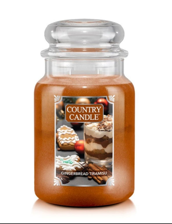 Gingerbread Tiramisu Large Jar | Soy Candle - Kringle Candle Israel