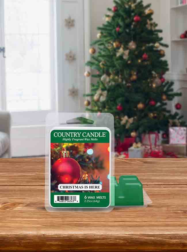 Christmas Is Here | Wax Melt - Kringle Candle Israel