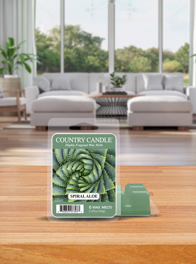 Spiral Aloe | Wax Melt - Kringle Candle Israel