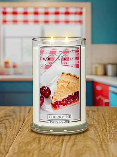 Cherry Pie Large Jar NEW! | Soy Candle - Kringle Candle Israel