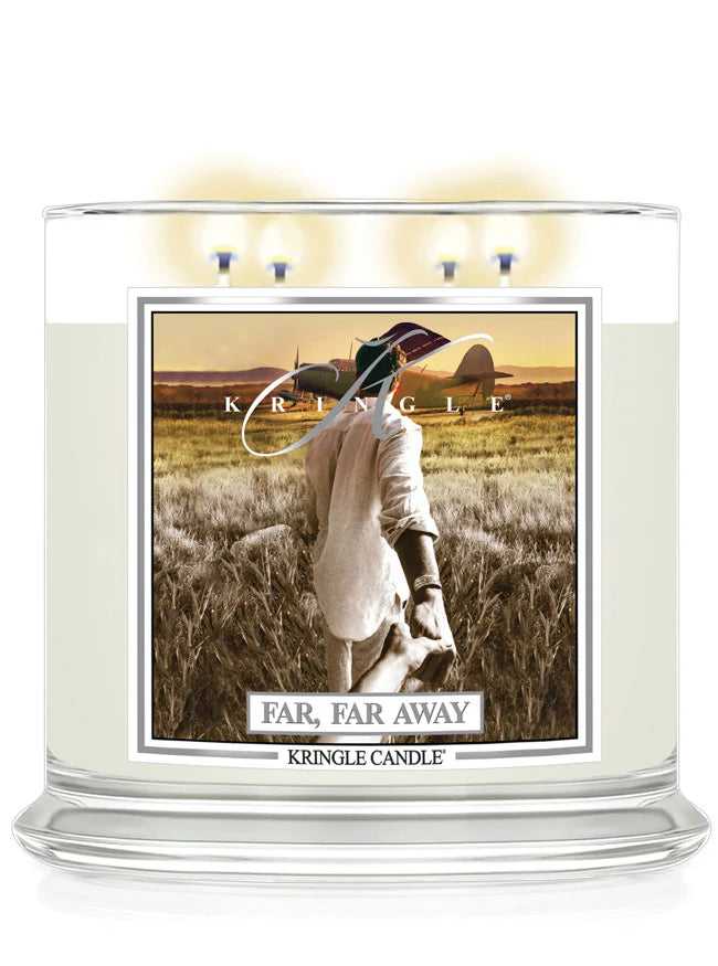 Far, Far Away XL Jar 4-wick NEW! | Soy Candle - Kringle Candle Israel