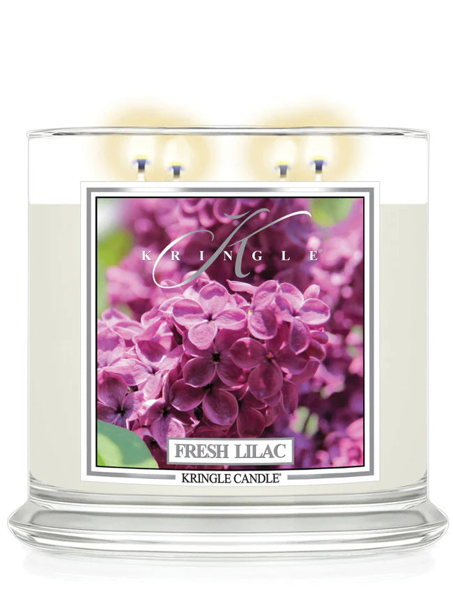 Fresh Lilac XL Jar 4-Wick NEW! | Soy Candle - Kringle Candle Israel