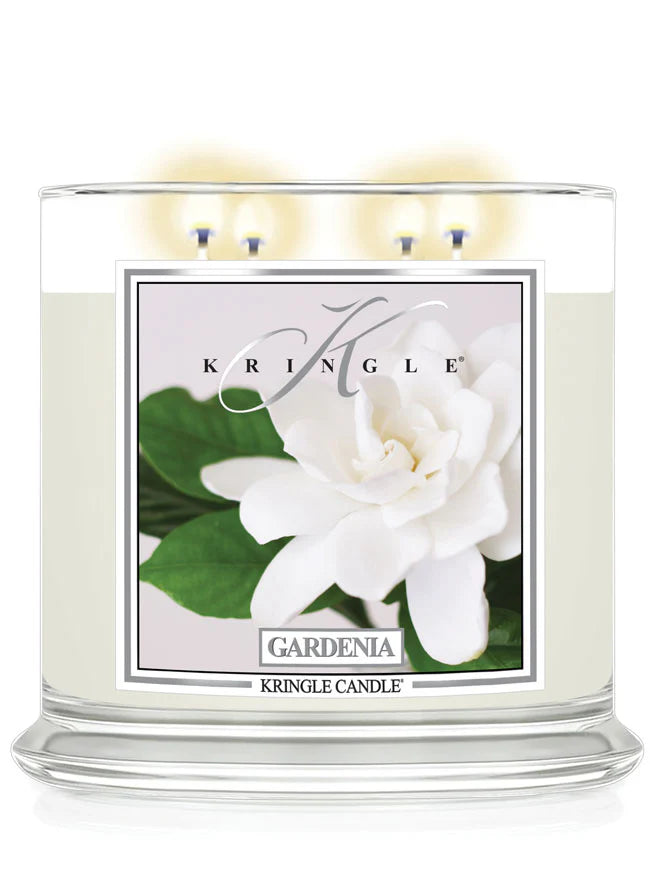 Gardenia XL Jar 4-Wick NEW! | Soy Candle - Kringle Candle Israel
