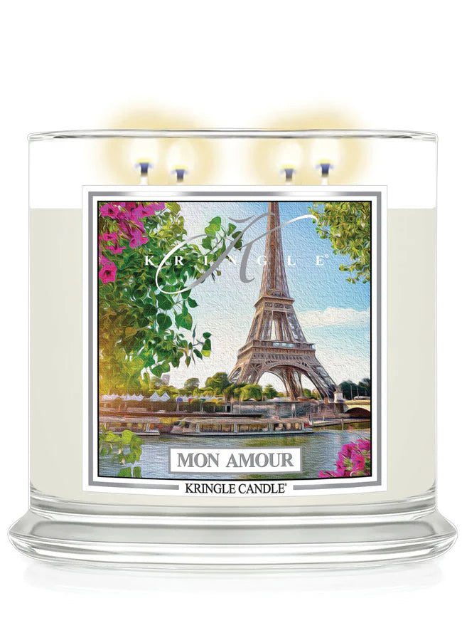 Mon Amour XL Jar 4-Wick NEW! | Soy Candle - Kringle Candle Israel