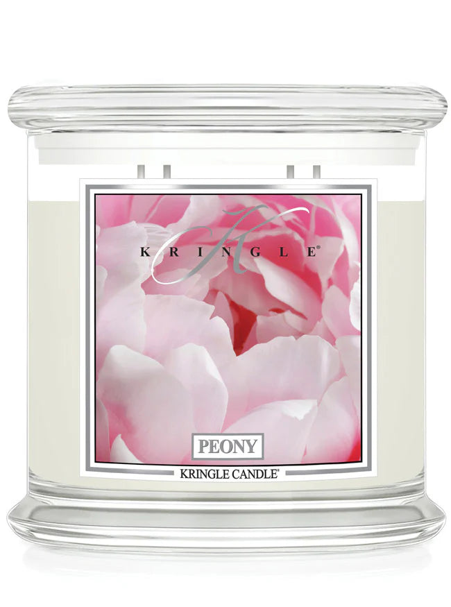 Peony XL Jar 4-Wick NEW! | Soy Candle - Kringle Candle Israel