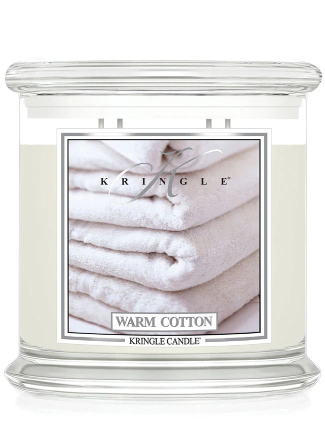 Warm Cotton XL Jar 4-Wick NEW! | Soy Candle - Kringle Candle Israel