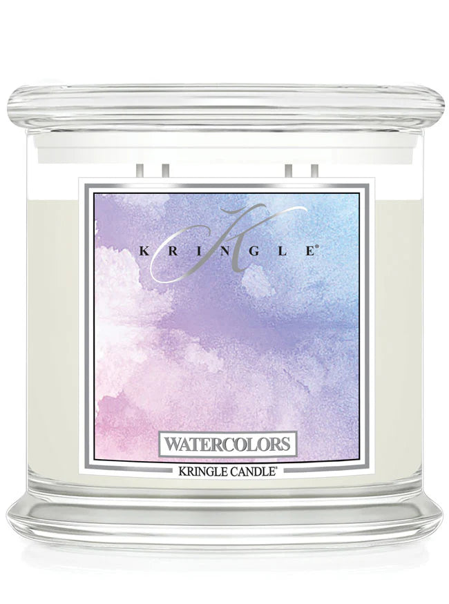Watercolors XL Jar 4-Wick NEW! | Soy Candle - Kringle Candle Israel