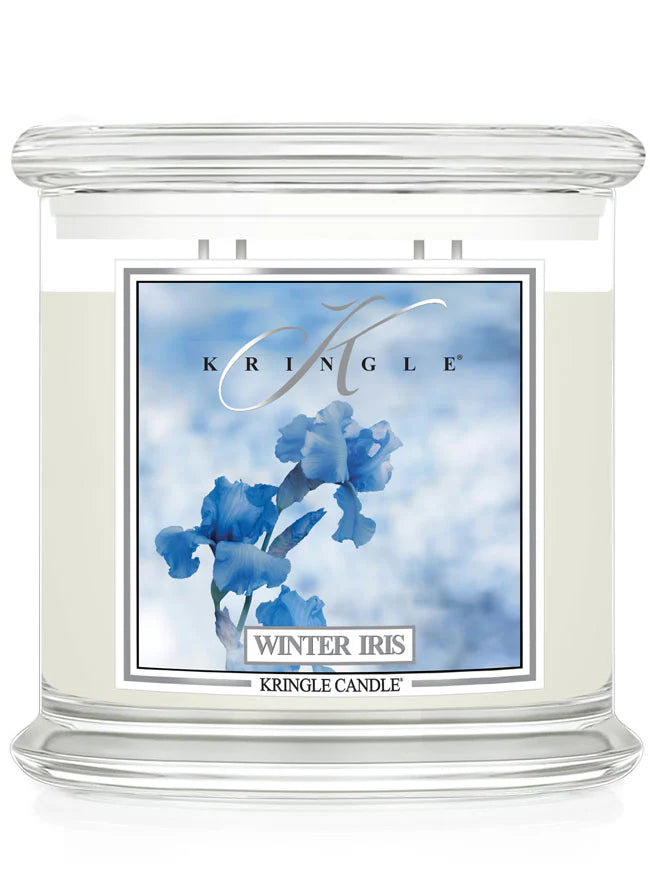 Winter Iris XL Jar 4-Wick NEW! | Soy Candle - Kringle Candle Israel