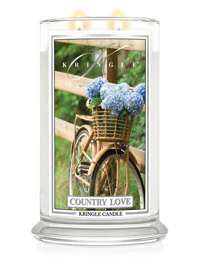 Country Love Large Jar NEW! | Soy candle - Kringle Candle Israel