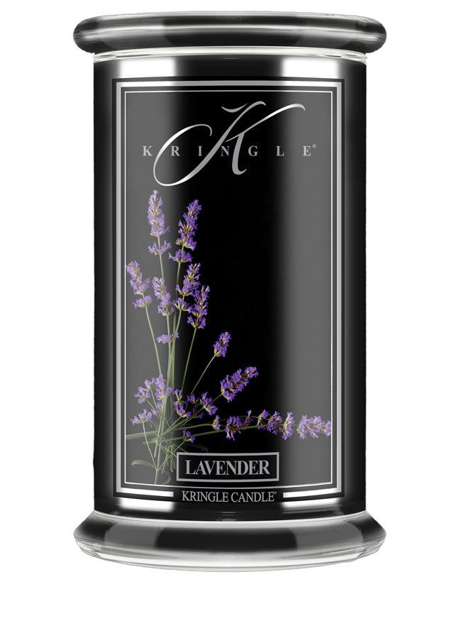 Lavender Black Jar | Soy Candle - Kringle Candle Israel