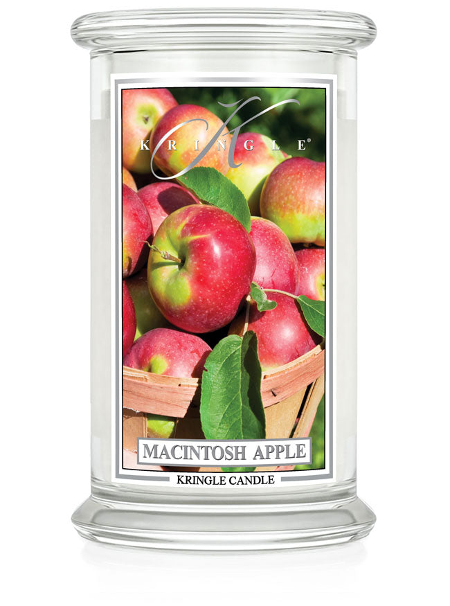 Macintosh Apple Large Jar NEW! | Soy Candle - Kringle Candle Israel