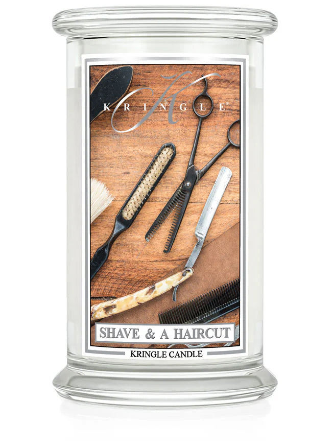 Shave & A Haircut Large Jar NEW! | Soy Candle - Kringle Candle Israel