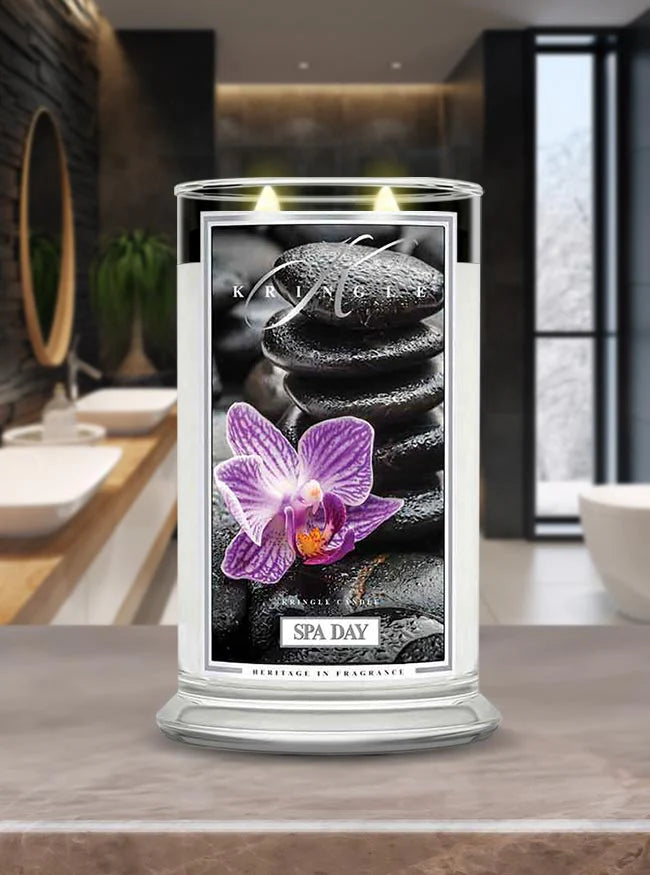 Spa Day Large Jar | Soy Candle - Kringle Candle Israel