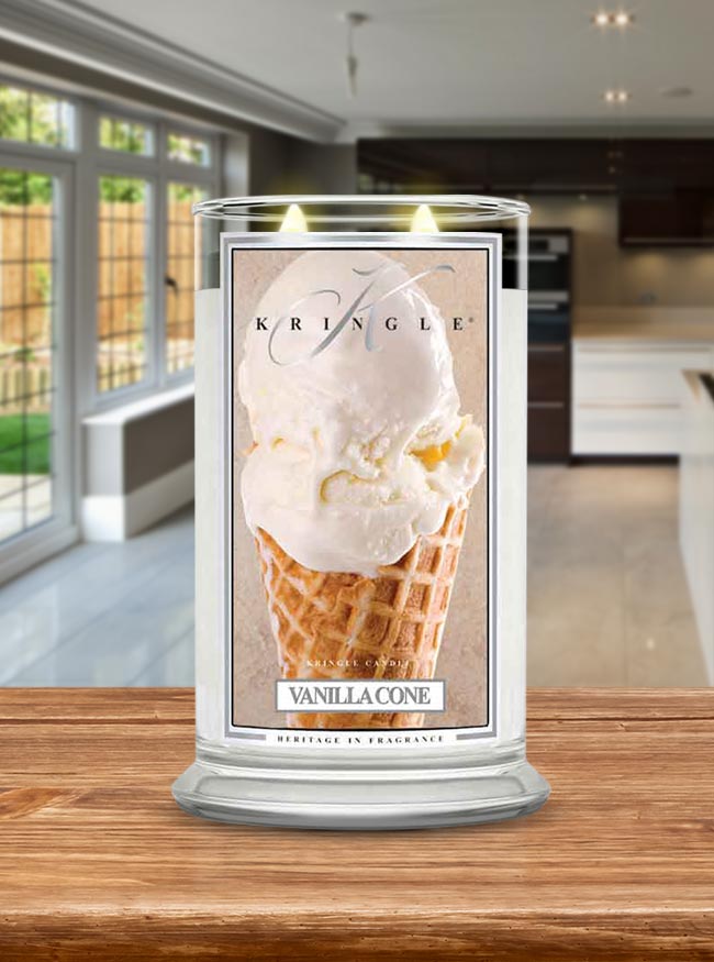 Vanilla cone  I Soy Candle - Kringle Candle Israel