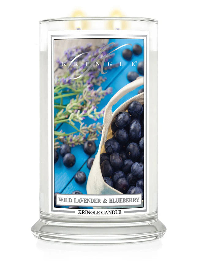 Wild Lavender & Blueberry Large Jar NEW! | Soy Candle - Kringle Candle Israel