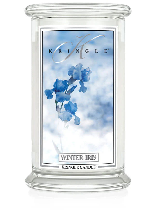 Winter Iris Large Jar | Soy Candle - Kringle Candle Israel