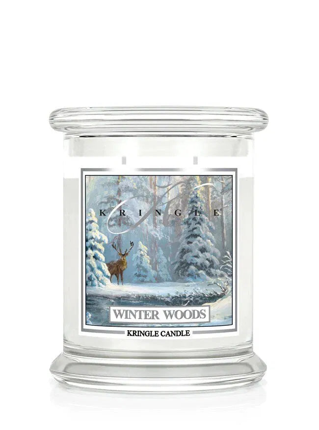 Winter Woods Medium Jar | Soy Candle - Kringle Candle Israel