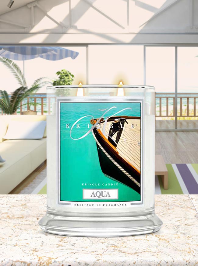 Aqua Medium NEW! | Soy Candle - Kringle Candle Israel
