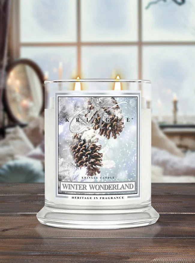 Winter Wonderland Medium Jar | Soy Candle - Kringle Candle Israel