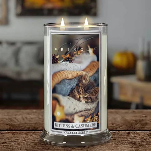 Kittens & Cashmere Large Jar NEW! | Soy Candle - Kringle Candle Israel