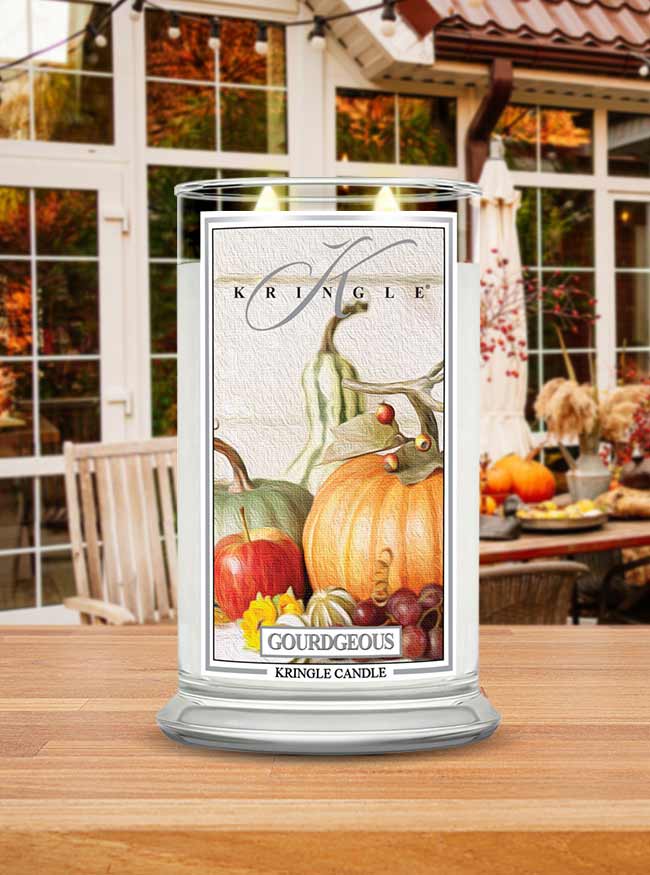 Gourdgeous NEW! | Soy Candle - Kringle Candle Israel