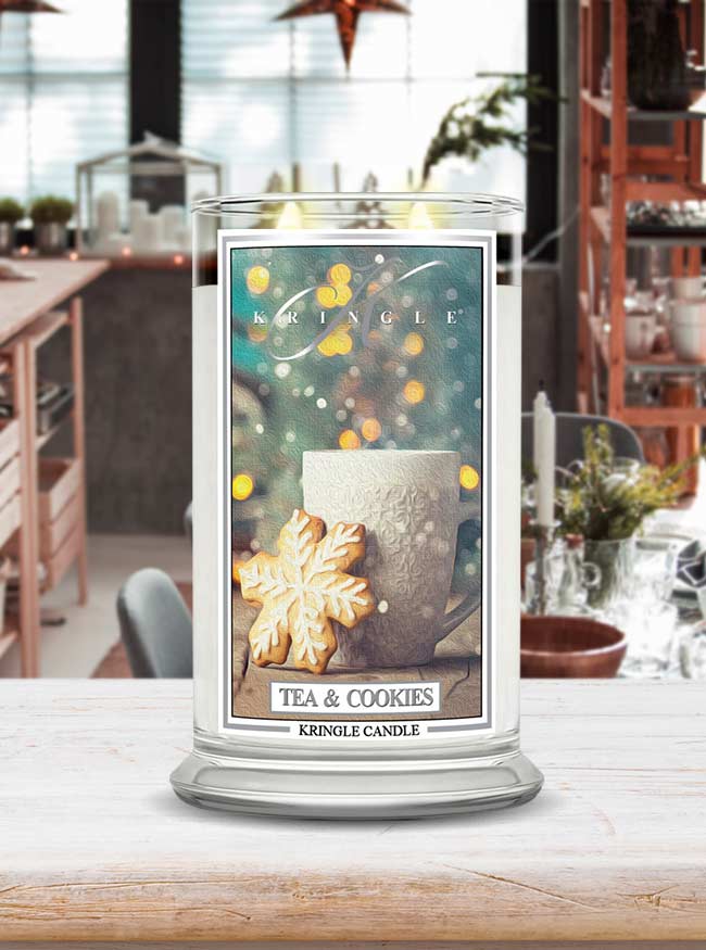 Tea & Cookies NEW! | Soy Candle - Kringle Candle Israel