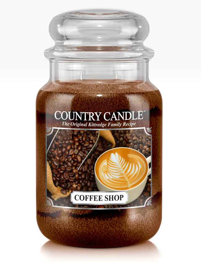 Coffee Shop Large Jar Candle - Kringle Candle Israel