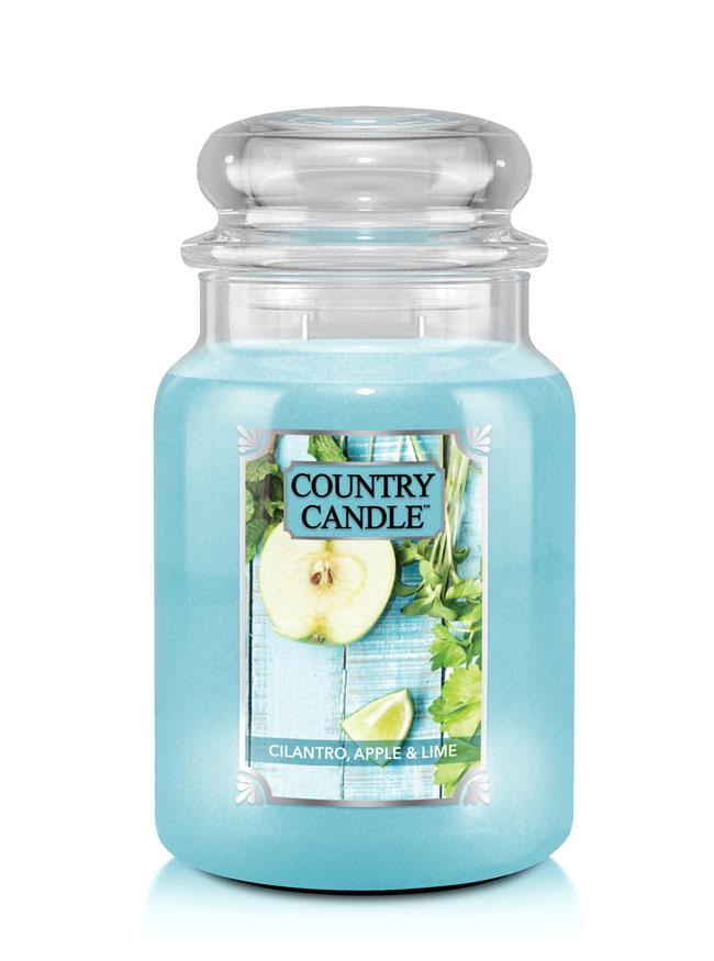 Cilantro, Apple & Lime Large Jar Candle - Kringle Candle Israel