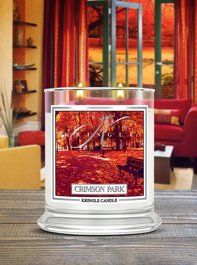 Crimson Park Medium Classic Jar | Soy Candle - Kringle Candle Israel