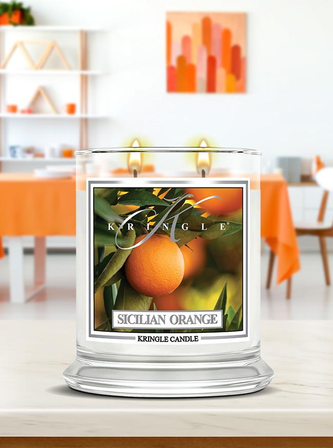 Sicilian Orange Medium Classic Jar | Soy Candle - Kringle Candle Israel